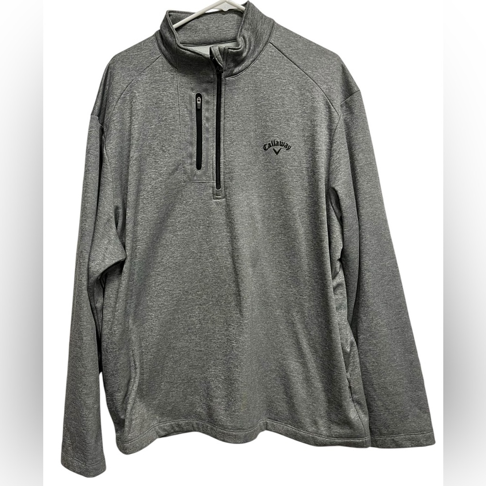 Callaway Golf 1/4 Zip pullover tech sweater gray men’s size XL